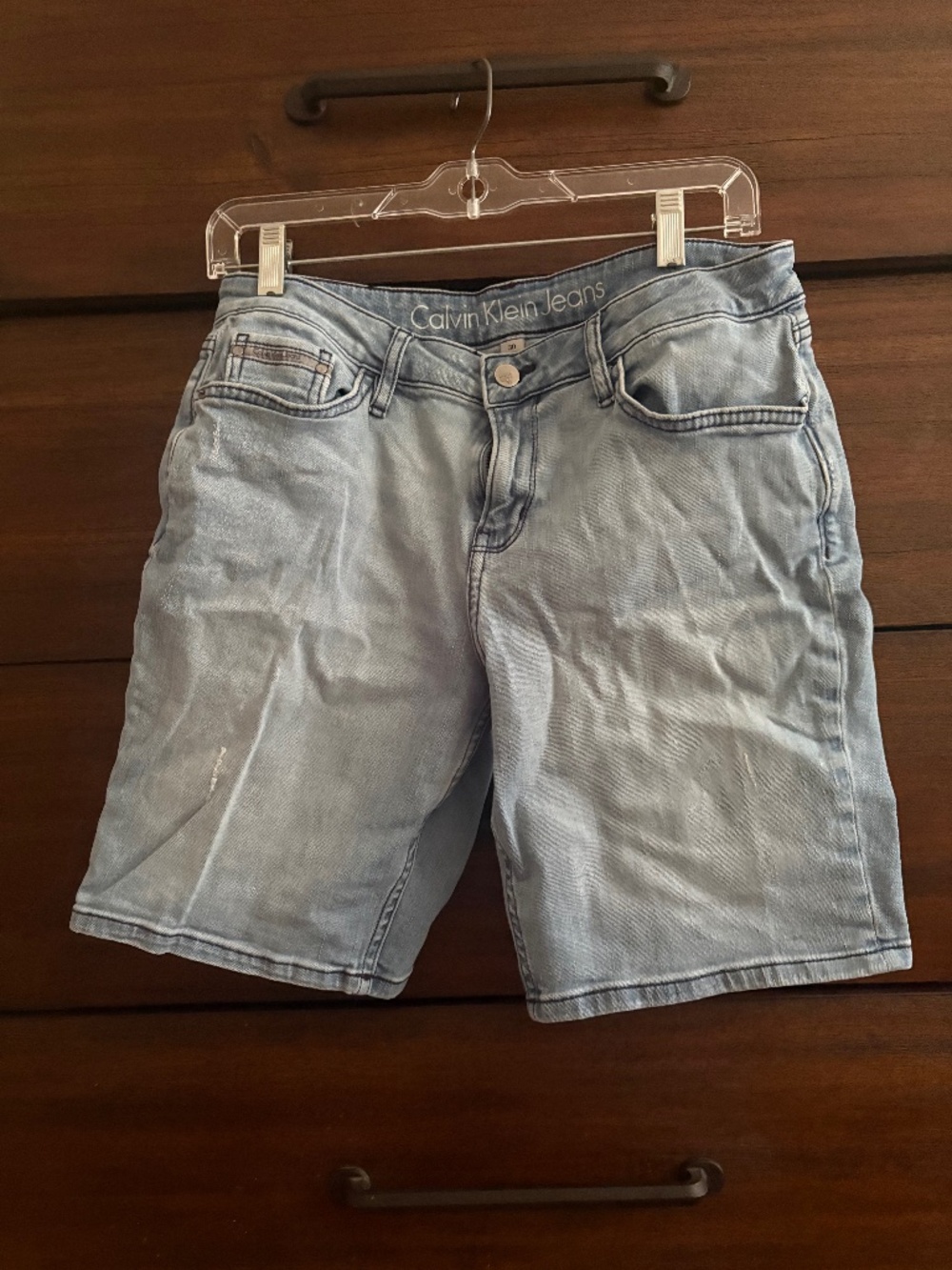 Denim shorts